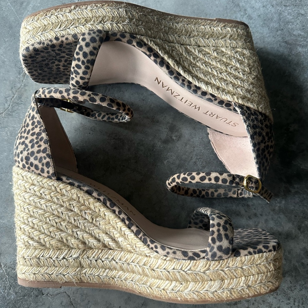 Stuart Weitzman Floria Wedge Sandals - Picture 7 of 8